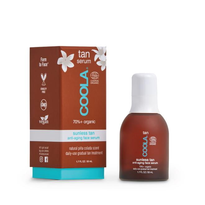 Coola COOLA Organic Sunless Tan AntiAging Face Serum, Daily Gradual