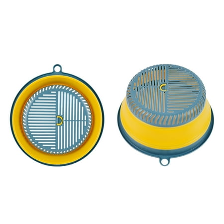 

Vintage Food Mill Fly Vegetable Antsi Cover Meal Drains Washing Folding Folding Vegetable Basket Drains Table Cover Drains Basket Rack Cover Vegetable Dehydrator Dry Fruit compatible with Machine