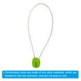 thumbnail image 4 of Uxcell Small Combination Lock 19.6 Inch, 2 Pack 3 Digit Padlock for Gym Locker, Green, 4 of 6