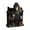 #1B-Black, variant on BZPIZ Halloween Haunted House Figurine, Resin Spooky Town Happy Haunted House for Home and Party Table Desk Mantel Ghost Halloween Decorations Gift for Women Men
