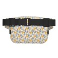 thumbnail image 3 of Rateoe Funny Chicken Print Fanny Pack Belt Bag for Women and Men, Square Double-Layer Waterproof Waist Pack with Adjustable Strap for Hiking, Jogging, Cycling, 3 of 9