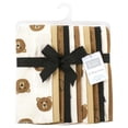 thumbnail image 2 of Hudson Baby Cotton Flannel Burp Cloths Bundle, Brown Bear, One Size, 2 of 8