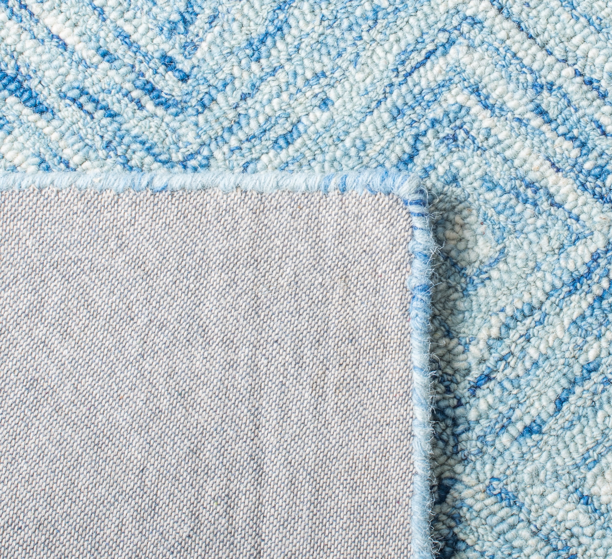Safavieh Ikat Emerson Geometric Wool Area Rug, Blue, 6' x 9'