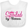 thumbnail image 3 of Inktastic Spoiled by Nonna Girls Baby Bib, 3 of 4