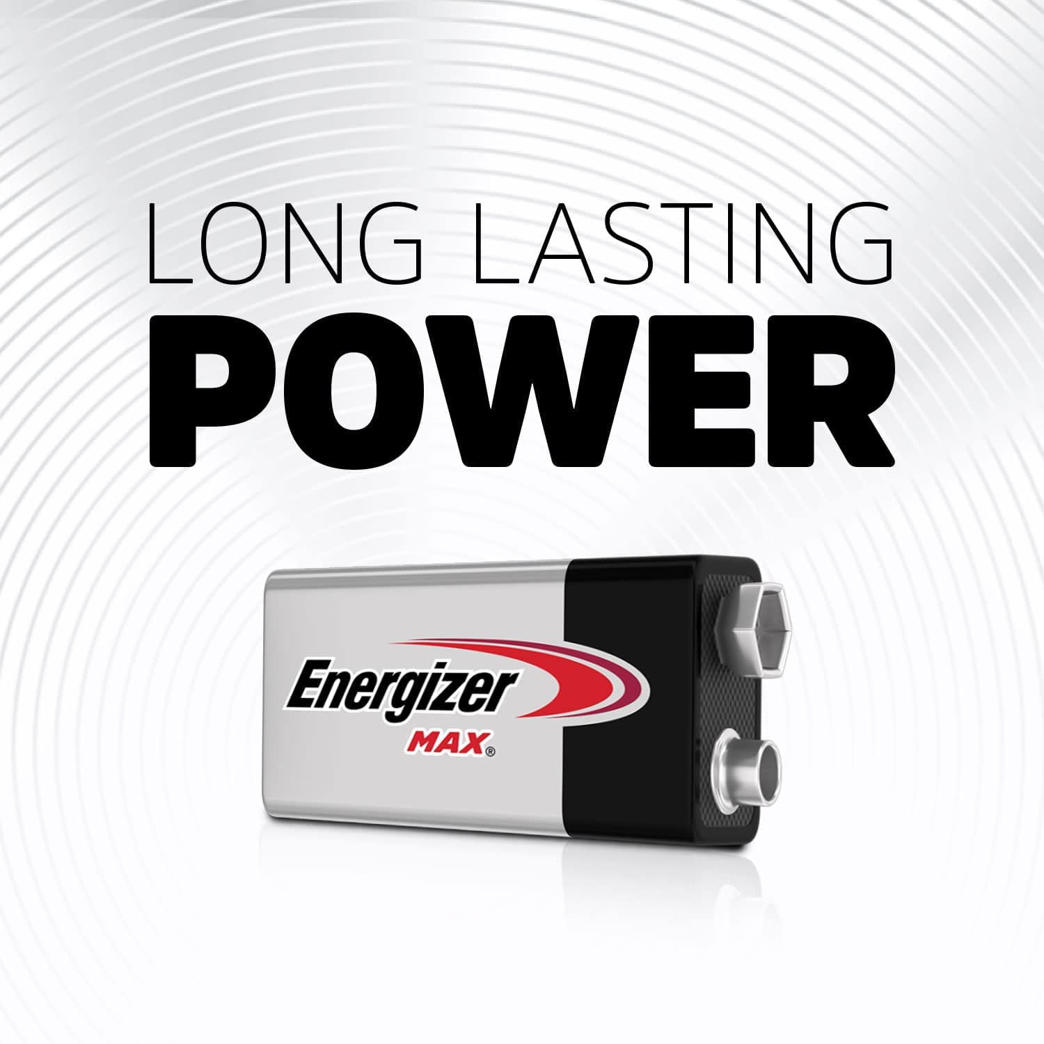 MAX 9V Batteries (8 Pack), 9 Volt Alkaline