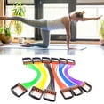 thumbnail image 1 of stanreset Poitrine Expander Muscle Puller Élastiques Bande Multicolore Taille Compacte Longue Durée Fitness Aide Pratique Réglable 5 Noir, 1 of 6