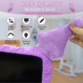 thumbnail image 2 of Funda para Monitor Kakurookie 23-34" Orejas de Gato Antipolvo Morada, 2 of 7