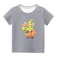 thumbnail image 2 of Qiopertar Haut à Manches Courtes Imprimé Nain de Pâques pour Enfants Garçons Filles Mode Col Rond en Solde à Moins de 5$ en Solde, 2 of 4