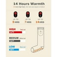 thumbnail image 2 of Venustas Heated Socks for Women Men, Up to 14 Hours, Rechargeable Electric Socks with Batteries for Outdoor Ski Hunting, 2 of 7