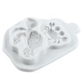 thumbnail image 4 of Moldes de silicona para fondant con diseño de tortuga marina con temática de playa de Lingzhi, juego de 4, 4 of 9