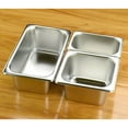 thumbnail image 3 of Yongwei Stainless Steel Butter Dish Stainless Steel Butter Holder 17.6X11X6.5cm Thickened Square Food Container for Meat Vegetable (Silver), 3 of 4