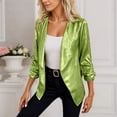 thumbnail image 6 of QHFBli Women Sequin Jacket Glitter Sparkle Open Front Casual Long Sleeve Blazer Coat, 6 of 8