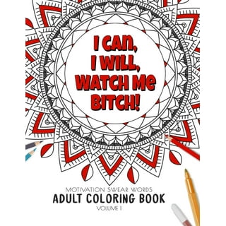 F@#k The Chicken Soup: Swear Word Adult Coloring Book by Coloring  Therapists (Paperback)