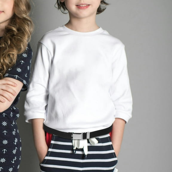 GOOHOCHY 2pcs Kids Adjustable Elastic Belt For Boys And Girls Toddler Belts For Jeans Comfortable For Daily Wear School Special Occasions