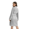 Robes for Women Lightweight Bathrobe KneeLength Spa Robe Short Summer Bathrobes for Women