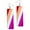 Lesbian - Oblong, variant on Rainbow Earrings for Women - Pride Earrings - Rainbow Accessories - Pride Jewelry - Coming Out Costume - Double Sided Earrings (Pride - Trigon)