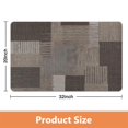 thumbnail image 4 of Luxury Indoor Area Rug, 20x32 inch, Slate, Modern Geometric Patchwork Design, Perfectly Suits Bedroom, Office, Living Room, Entryway Decor, Ideal for Hardwood Floors - Rockwood Collection, 4 of 5