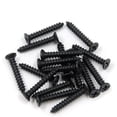 thumbnail image 5 of Patas cónicas redondas para muebles de 150 mm / 6 pulgadas, patas de metal para gabinete, armario, mesa, silla, mesa, con tornillos de montaje, color negro, 5 of 5