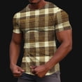 thumbnail image 5 of Men's 2026 Muscle Tops Comfortable Waffle Knit Pullover Shirts Casual Elastic Printed T Shirts Soft Loose Fit Short Sleeve Tees Relaxed Round Neck Outfits Modern Clothing Top, 5 of 6