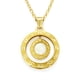 thumbnail image 3 of MOON & SELF Collar Rueda Del Destino Laminado Oro 18k Zodiacal Giratorio, 3 of 5
