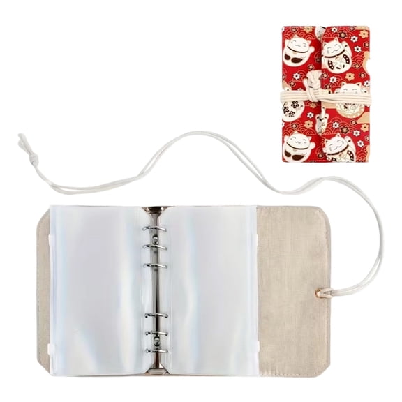Multipurpose Knitting Needle Organiser Circular Needle Bag with 12 Zippered Binder Pocket for Knitting Sewing Project