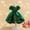 93#Green, variant on gljltg Children Embroider Princess Dress Gown Puff Sleeve Baby Girl Bowknot Dress