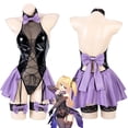 thumbnail image 2 of Disfraz de Cosplay de Genshin Impact para mujer, ropa de dormir Sexy de Lolita, body sin espalda, traje de lencería, Mono, 2 of 4