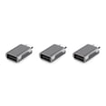 thumbnail image 1 of ZLight Type C to USB 3.0 Adapter Fast Charger Universal Alloy Multi-purpose High Efficient Card Reader Converter for Phone PC Gray 3Set, 1 of 6