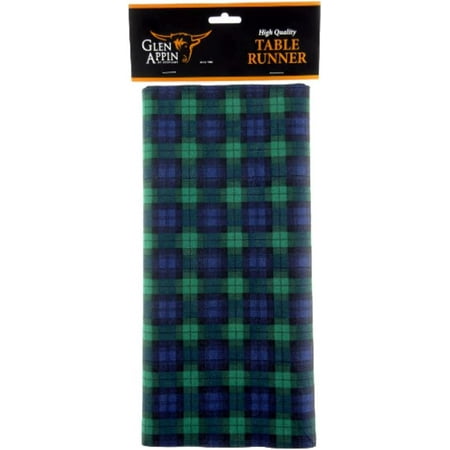 

Glen Appin of Scotland Black Watch Table Runner