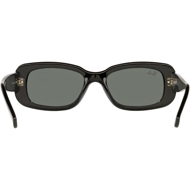 Mens 90s Classic Narrow Rectangular Black Plastic Rim Dad Sunglasses 