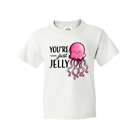 Inktastic You're Just Jelly with Pink Jellyfish Youth T-Shirt