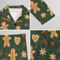 thumbnail image 6 of Top-kevin Gingerbread Man Santa Hat Women's Long-Sleeve Shirt And Full-Length Bottom Pajama Set, 6 of 12