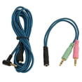 thumbnail image 2 of Cable de repuesto para auriculares, cable para auriculares, conector acodado, cable para auriculares, cable para auriculares construido para durar, 2 of 8