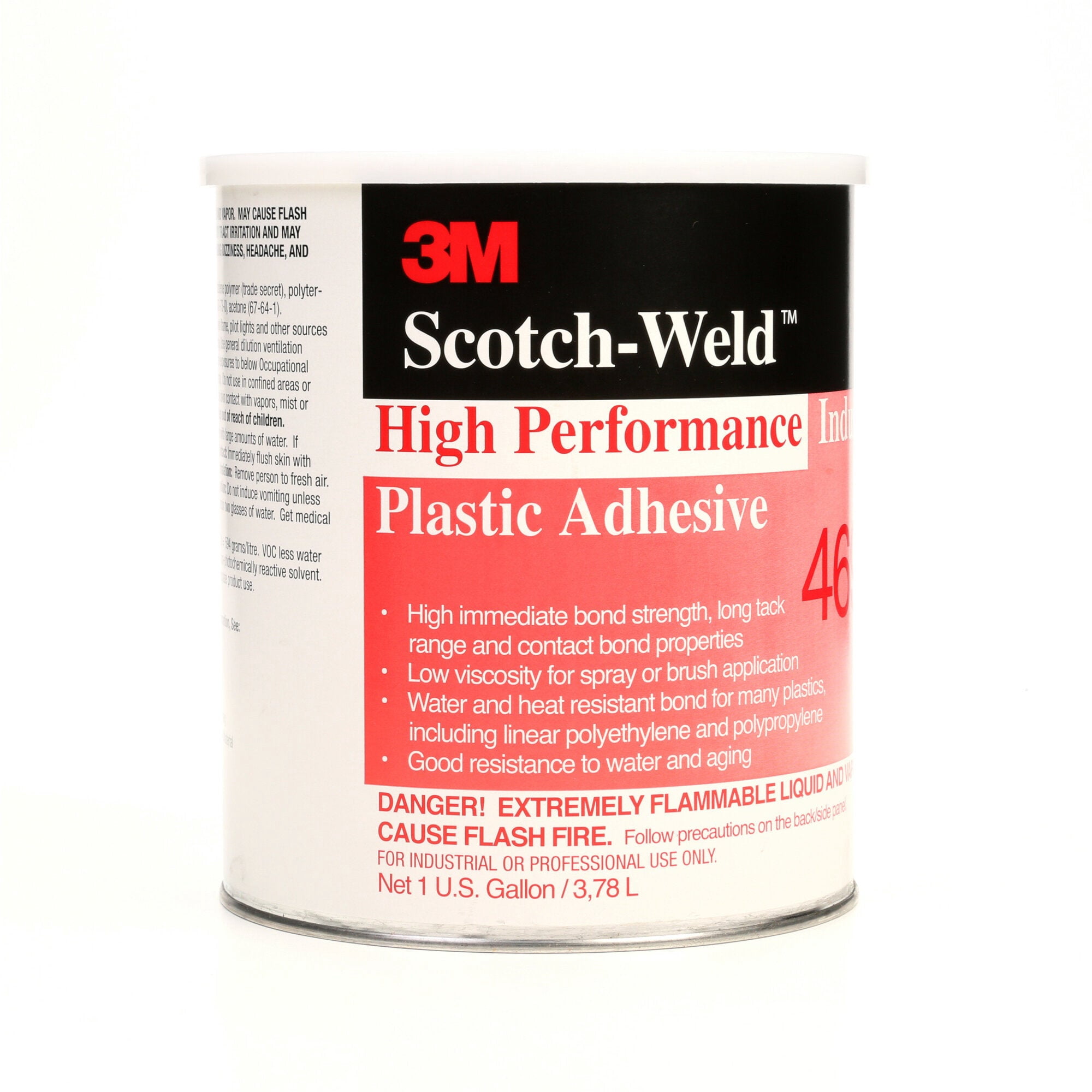 3M High Performance Industrial Plastic Adhesive 4693, Light Amber