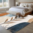thumbnail image 5 of Bohemian Nordic Large Area Rugs 6x9 ft Simple Colorful Abstract Leaves Washable Rug Non Slip Indoor Carpet Absorbent Floor Mat for Living Room Bedroom Dining Room, 5 of 9
