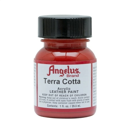 UPC: 0086366711835 | Angelus® Acrylic Leather Paint  1 oz.  Terra Cotta Red