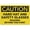 Warning Sign 3, variant on Caution Do Not Operate Without Guards Aluminum Metal Tin Sign 8"x12" - Safety Restriction Alert Warning Plate, Machine Guard Sign