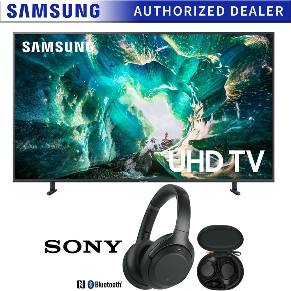 Samsung UN55RU8000 55-inch RU8000 LED Smart 4K UHD TV (2019) Bundle with Sony WH1000XM3/B ...