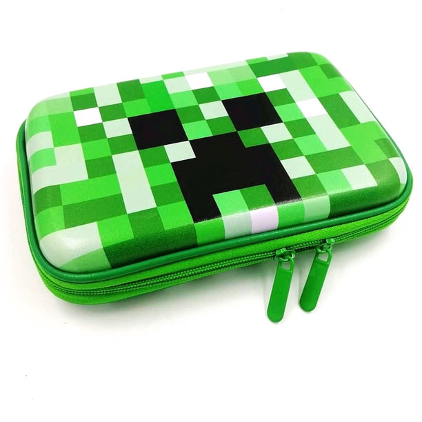 Estuche escolar con compartimentos - Bolsa de papelería para estudiantes de gran capacidad con cremallera - Lindo organizador de caja de almacenamiento de accesorios para niños niñas y niños pequeños oso de fresa Electrónica
