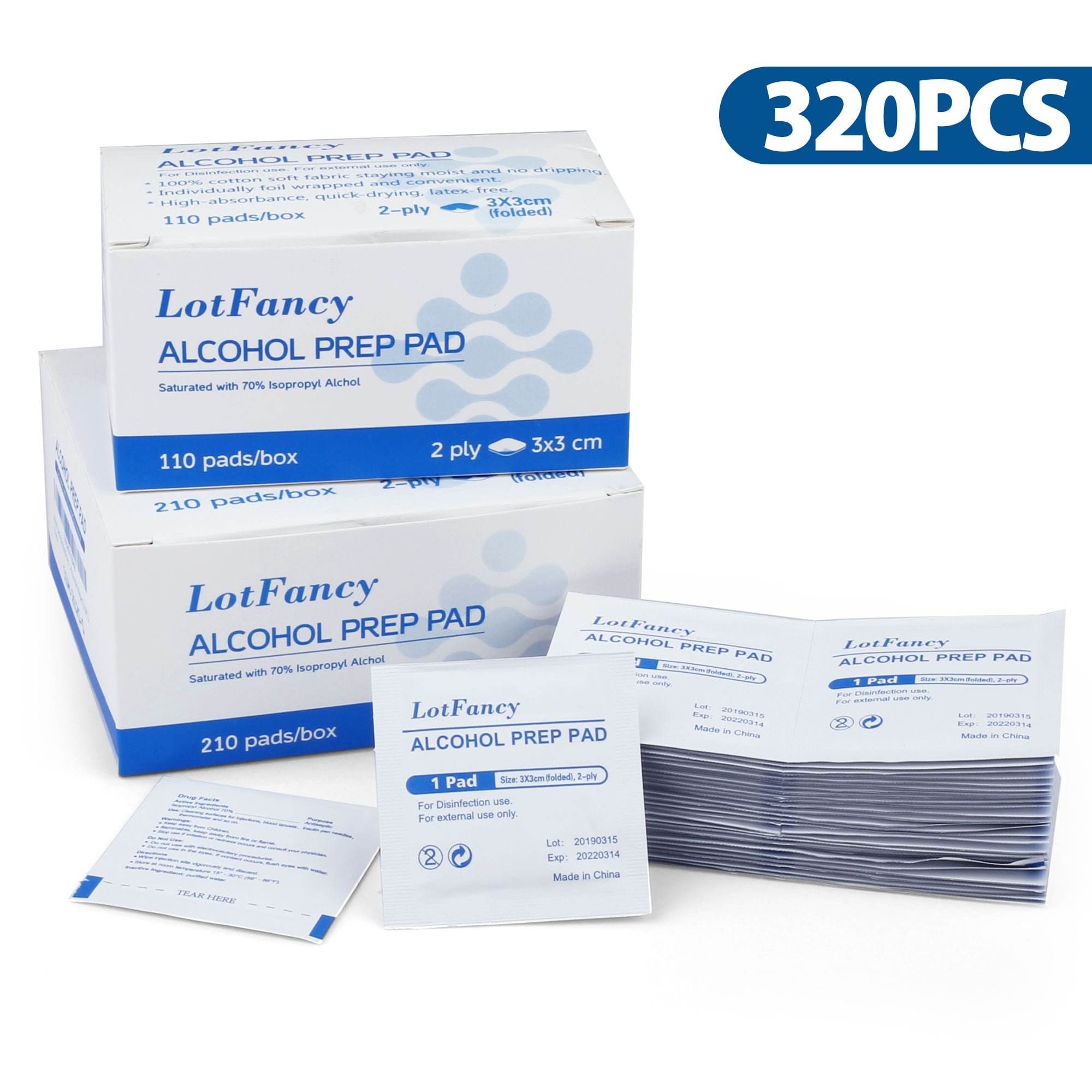 alcohol prep pads bulk