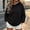 Black, variant on Vrorvz Hooded Sweatshirts for Womens Long Sleeve Crew Neck Shirts Solid Color Casual Loose Sweatshirt