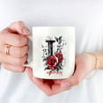 thumbnail image 4 of Custom Initial 'I' Mug for Women - Personalized Coffee Cup 11oz 15oz Monogrammed for Home Kitchen, Office Desk, Birthday, Mother's Day, Father's Day, Daily Use, 4 of 6