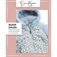 thumbnail image 3 of Jessica Simpson Baby Toddler Girls' Winter Jacket - Quilted Inner Fleece Sherpa Lined Hooded Parka Puffer Coat (Sizes:12M-4T), 3 of 7