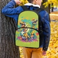 thumbnail image 3 of Yuyamidu Dinosaur Backpack and Lunch Box for Kids 8-10 Green Bookbag for Boys 4 Piece Children School Bag Set Middle School Book Bags 4th Grade Pencil Case Lunch Bag Water Bottle Sling Bag, 3 of 7
