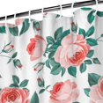 thumbnail image 4 of Waterproof Pioneer Shower Curtain 84x72 Inch Polyester Unique Colorful Floral Shower Curtain for Bathroom Hotel Home Decor with 12 Plastic Hooks, 4 of 5