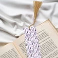 thumbnail image 6 of Kdxio Lavender Flowers Print Metal Tassel Bookmarks,Perfect Gift for Art Lovers and Bookworms Metal Bookmarks for Women, 6 of 8