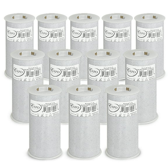 Expo Int'l Premium Glitter Tulle Spool of 6" X 25 Yards