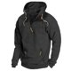 thumbnail image 3 of Ceisia Men's All Gift Seasons Casual Solid Color Round Neck Long Sleeve Hoodie - Comfortable Daily Outdoor Wear, 3 of 5