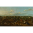 thumbnail image 2 of Bernardo Bellotto 24x16 Gold Ornate Framed and Double Matted Museum Art Print Titled - View of Ujazdow and Łazienki (1776), 2 of 4
