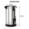 thumbnail image 7 of Emorefun Stainless Steel Coffee Urn 120 Cups - 18L Hot Water Dispenser with Tap for Large Events, Catering, Offices, 7 of 7
